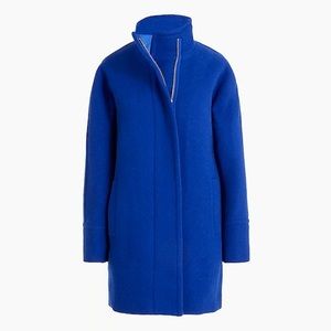 J Crew City Coat Royal Blue - Size 4